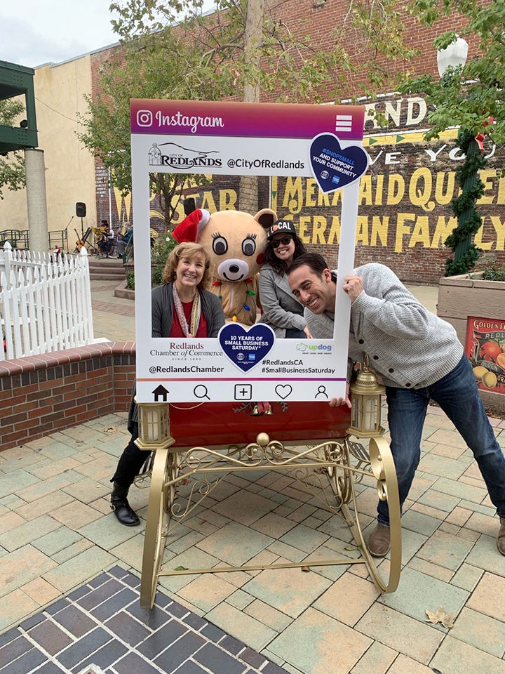 Photo booth at Ed Hales Park.